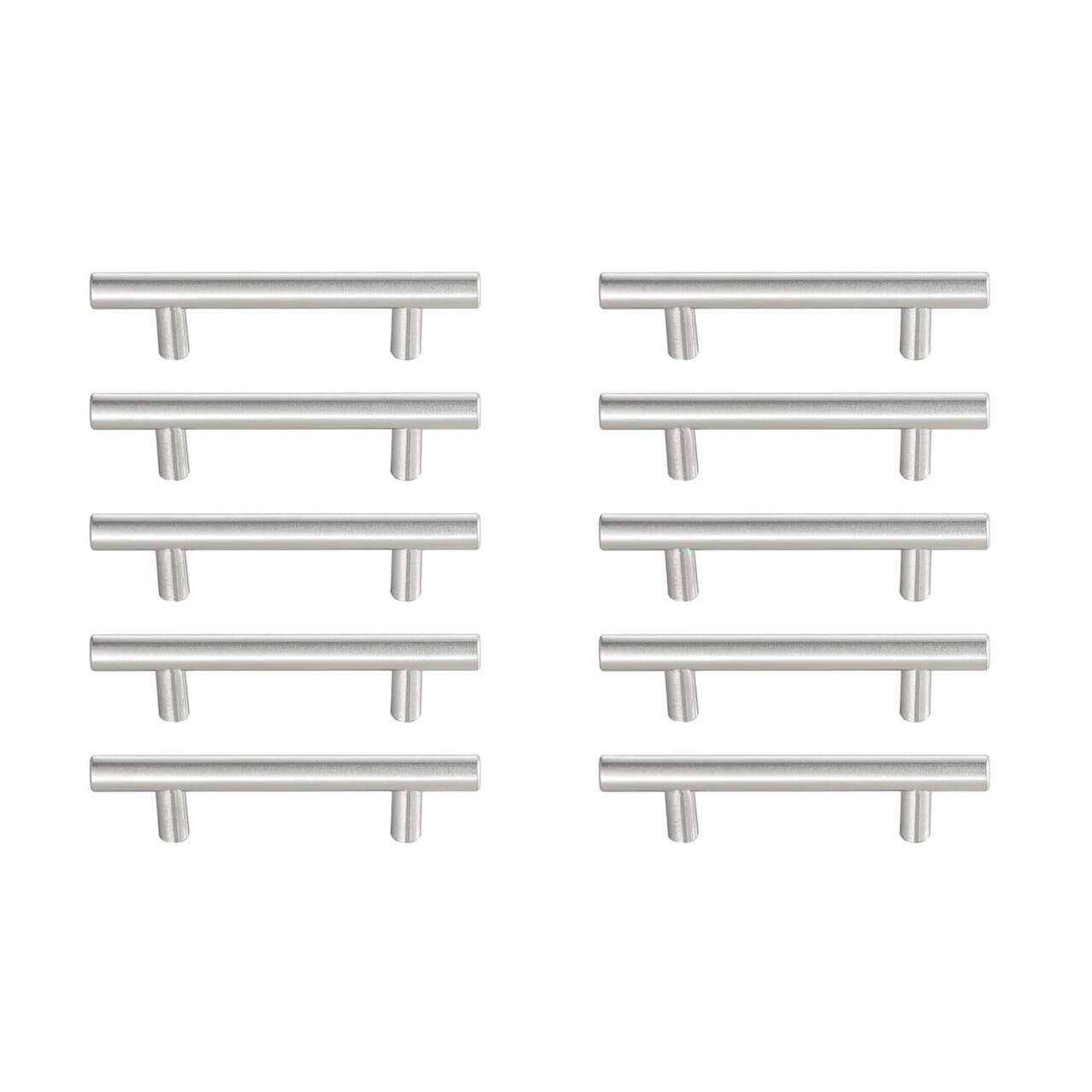 Quinn 3" Center to Center Brushed Nickel Bar Pull Multipack (set of 10)